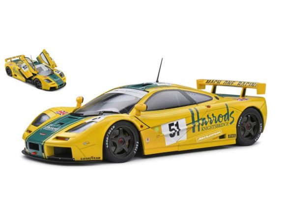 SOLIDO SL1804105 MCLAREN F1 GTR N.51 SHORT TAIL 24H LE MANS 1995 WALLACE/BELL/BELL 1:18 Modellino