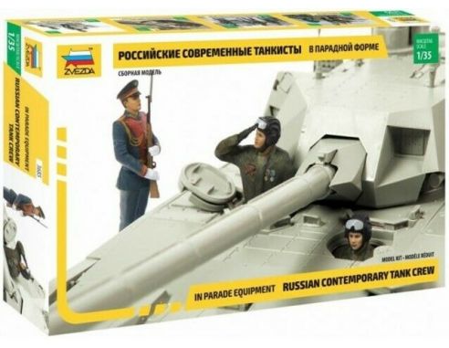 ZVEZDA Z3685 RUSSIAN TANK CREW PARADE VERSION KIT 1:35 Modellino