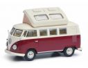 SCHUCO SH3779 VW T1b CAMPER AMARANT/WHITE 1:43 Modellino