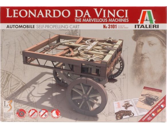 ITALERI IT3101 AUTOMOBILE LEONARDO KIT cm 10 Modellino