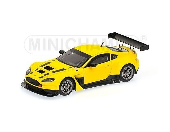 MINICHAMPS 437121391 ASTON MARTIN VANTAGE V12 2012 YELLOW Modellino