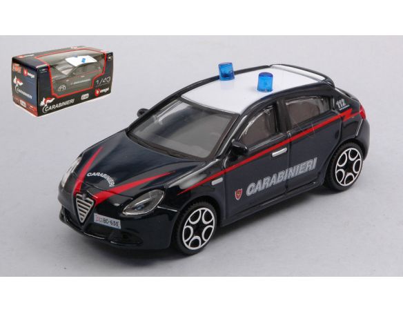 BBURAGO BU30310GT ALFA ROMEO GIULIETTA CARABINIERI 1:43 Modellino