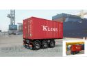 ITALERI IT3887 TECNOCAR 20  CONTAINER TRAILER KIT 1:24 Modellino