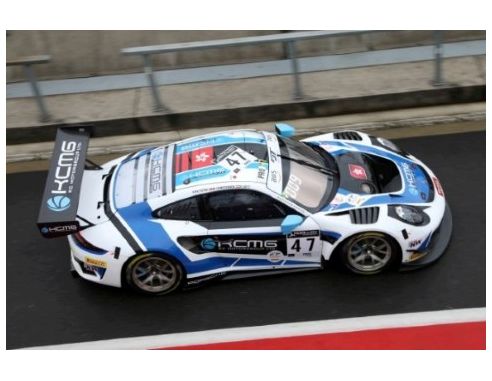 SPARK MODEL S18SB024 PORSCHE 911 GT3 N.47 24 H SPA 2020 LIETZ-CHRISTENSEN-ESTRE 1:18 Modellino