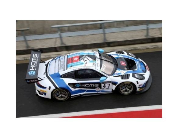 SPARK MODEL S18SB024 PORSCHE 911 GT3 N.47 24 H SPA 2020 LIETZ-CHRISTENSEN-ESTRE 1:18 Modellino