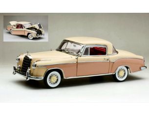 SUNSTAR SS3591 MERCEDES 220 SE COUPE' (W128) LIGHT BEIGE/ROSA 1:18 Modellino