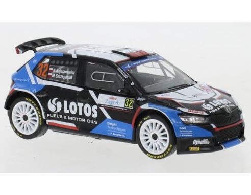 IXO MODEL RAM802LQ SKODA FABIA RALLY 2 EVO N.32 RALLY CROATIA 2021KAJETANOW./SZCZEP.1:43 Modellino
