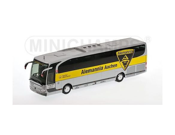 MINICHAMPS 439030184 AUTOBUS MERCEDES BENZ TRAVEGO ALEMANNIA AACHEN Modellino