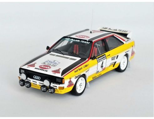 TROFEU TFRRNZ09 AUDI QUATRO 3rd RALLY OF NEW ZEALAND 1984 MIKKOLA/HERTZ 1:43 Modellino