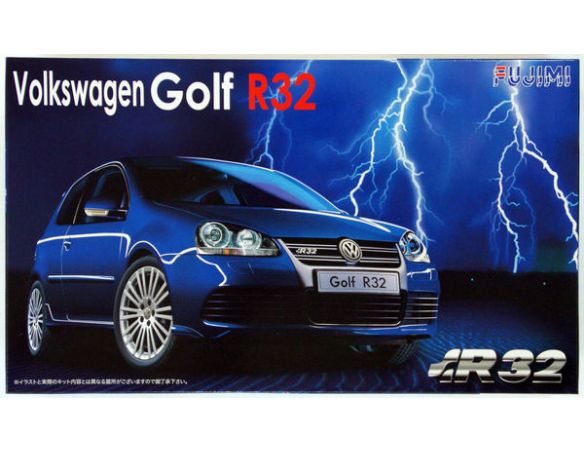 FUJIMI FJ123288 VW GOLF R32 BLUE KIT 1:24 Modellino