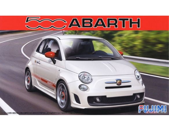 FUJIMI FJ123721 FIAT NUOVA 500 ABARTH WHITE KIT 1:24 Modellino