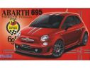 FUJIMI FJ123844 FIAT NUOVA 500 ABARTH 695 TRIBUTO FERRARI RED KIT 1:24 Modellino