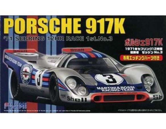 FUJIMI FJ123882 PORSCHE 917K N.3 12H SEBRING 1971 KIT 1:24 Modellino