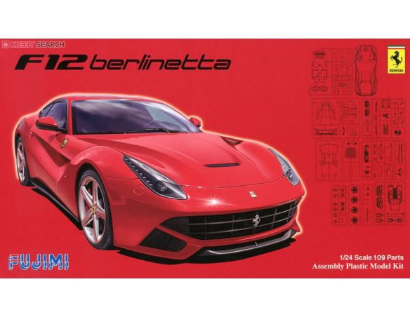 FUJIMI FJ125626 FERRARI F12 BERLINETTA RED KIT 1:24 Modellino