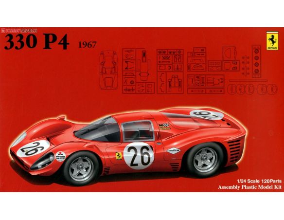 FUJIMI FJ125756 FERRARI 330 P4 N.26 1967 KIT 1:24 Modellino