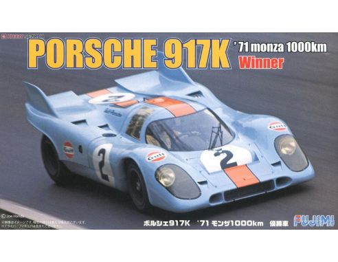 FUJIMI FJ126166 PORSCHE 917K N.2 WINN.1000 KM MONZA 1971 KIT 1:24 Modellino