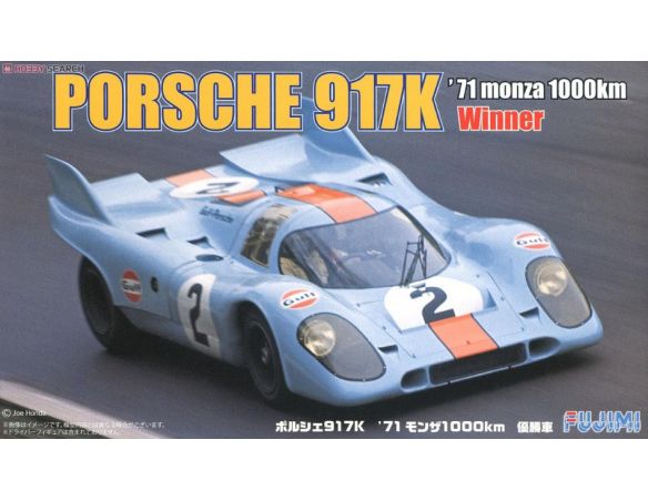 FUJIMI FJ126166 PORSCHE 917K N.2 WINN.1000 KM MONZA 1971 KIT 1:24 Modellino