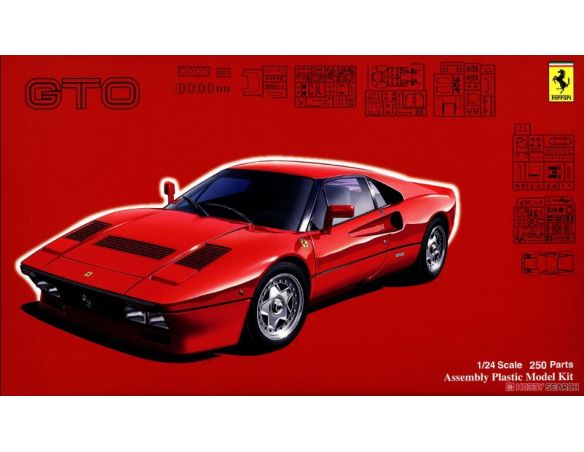FUJIMI FJ126272 FERRARI 288 GTO RED KIT 1:24 Modellino