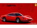 FUJIMI FJ126524 FERRARI DINO 246 GT RED KIT 1:24 Modellino