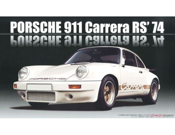 FUJIMI FJ126616 PORSCHE 911 CARRERA RS 1974 WHITE/GOLD KIT 1:24 Modellino
