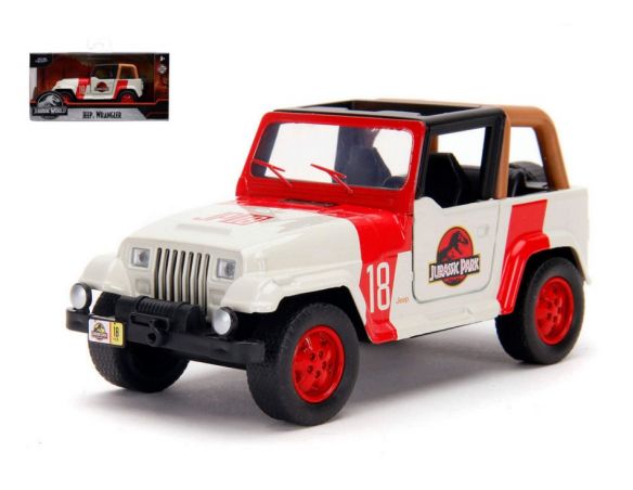 JADA TOYS JADA52019 JEEP WRANGLER JURASSIC PARK 1:32 Modellino