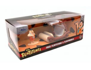 JADA TOYS JADA53002 THE FLINSTONE FAMILY CAR + FIGURE 1:32 Modellino