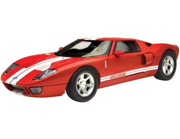 MOTORMAX MTM73001R FORD GT CONCEPT 2004 RED W/WHITE STRIPES 1:12 Modellino