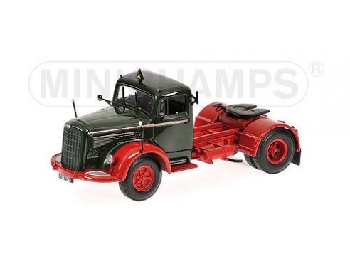 Minichamps PM439034490 MERCEDES L 6600 S '50 GREEN/RED 1:43 Modellino