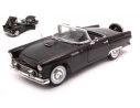 MOTORMAX MTM73173BK FORD THUNDERBIRD CONVERTIBLE 1956 BLACK 1:18 Modellino