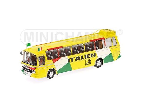 MINICHAMPS 439035187 MERCEDES BENZ O302 ITALIA CAMPIONATO MONDIALE 1974 Modellino