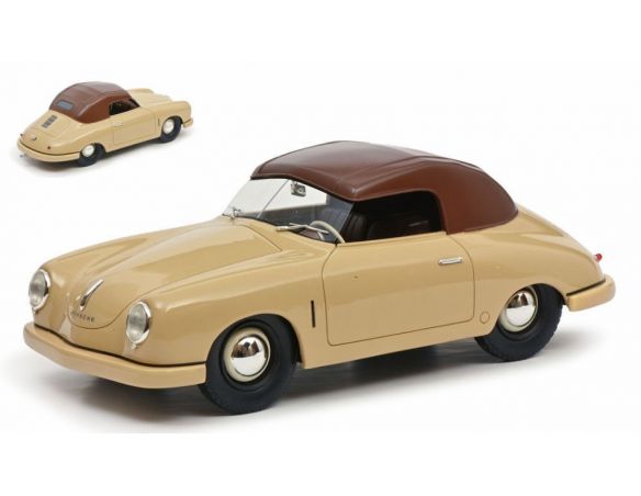 SCHUCO SH0296 PORSCHE 356 GMUND BEIGE SOFT TOP 1:18 Modellino