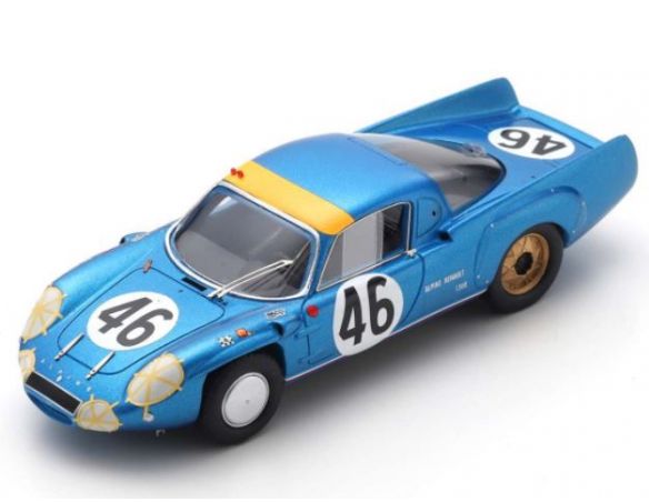 SPARK MODEL S5687 ALPINE A210 N.46 9th LM 1967 H.GRANDSIRE-J.ROSINSKI 1:43 Modellino
