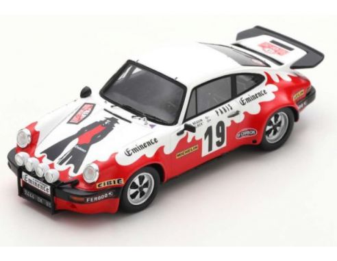 SPARK MODEL S6614 PORSCHE 911 CARRERA N.19 RALLY MONTE CARLO 1977 B.BEGUIN-G.GILLOT 1:43 Modellino