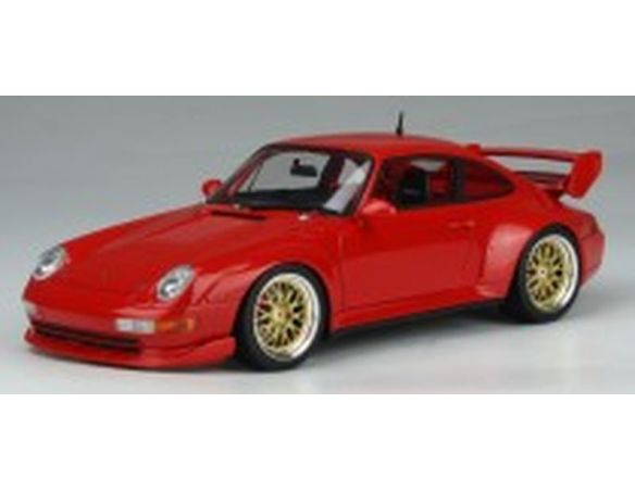 GT SPIRIT GT366 PORSCHE 911 (993) 3.8 RSR GUARDS RED 1:18 Modellino