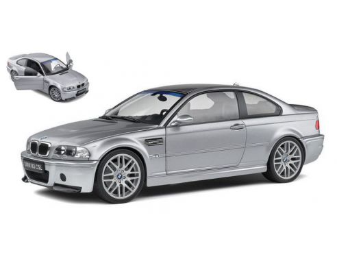 SOLIDO SL1806503 BMW E46 CSL COUPE 2003 MET.GREY 1:18 Modellino