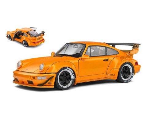 SOLIDO SL1807501 RWB PORSCHE 964 HIBIKI 2016 ORANGE 1:18 Modellino