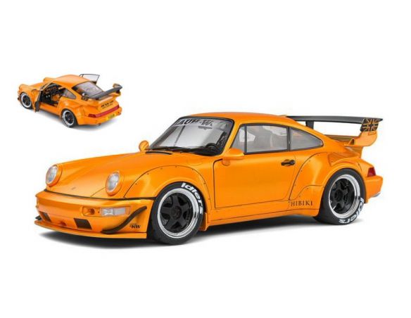 SOLIDO SL1807501 RWB PORSCHE 964 HIBIKI 2016 ORANGE 1:18 Modellino