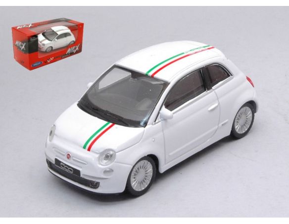 WELLY WE38507C 500 2007 BIANCA C/STRISCIA TRICOLORE 1:43 Modellino