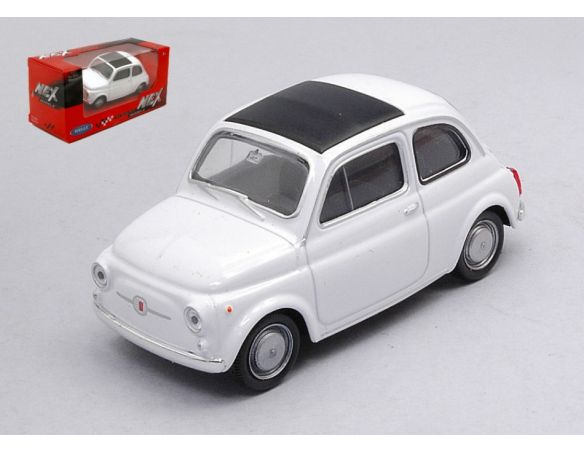 WELLY WE38507L NUOVA FIAT 500 F 1965 WHITE 1:43 Modellino