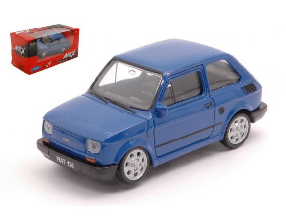 WELLY WE38507P FIAT 126 BLUE 1:43 Modellino