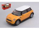 WELLY WE38509N MINI COOPER S YELLOW W/WHITE ROOF 1:43 Modellino