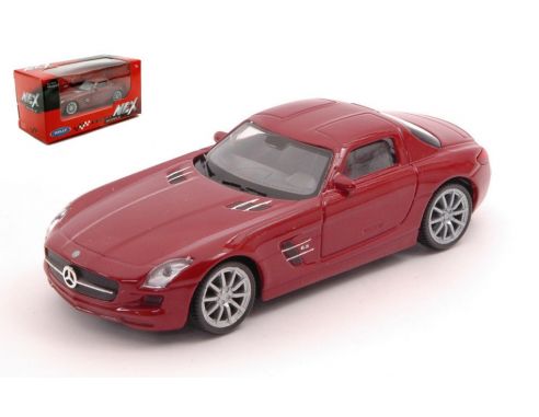 WELLY WE39556D MERCEDES SLS AMG AMARANT 1:43 Modellino