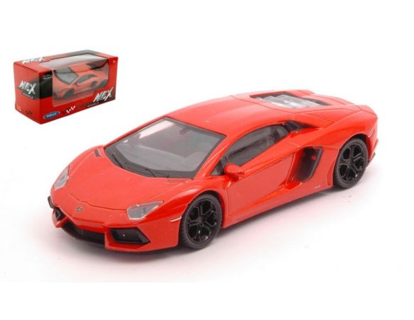 WELLY WE39556E LAMBORGHINI AVENTADOR COUPE' ORANGE 1:43 Modellino