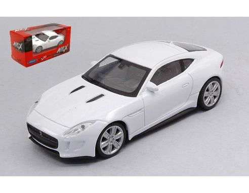 WELLY WE39556L JAGUAR F-TYPE COUPE' WHITE 1:43 Modellino