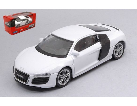 WELLY WE39798D AUDI R8 COUPE' 2007 WHITE 1:43 Modellino