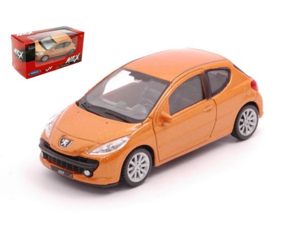 WELLY WE39798E PEUGEOT 207 BRONZE MET.1:43 Modellino