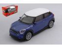 WELLY WE39798G MINI COOPER S PACEMAN VIOLET W/WHITE ROOF 1:43 Modellino
