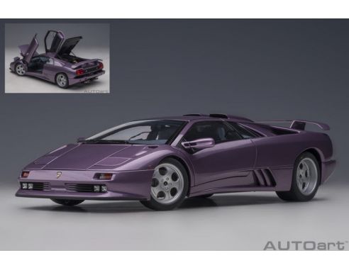 AUTOART AA79142 LAMBORGHINI DIABLO SE30 JOTA 1995 VIOLET 1:18 Modellino