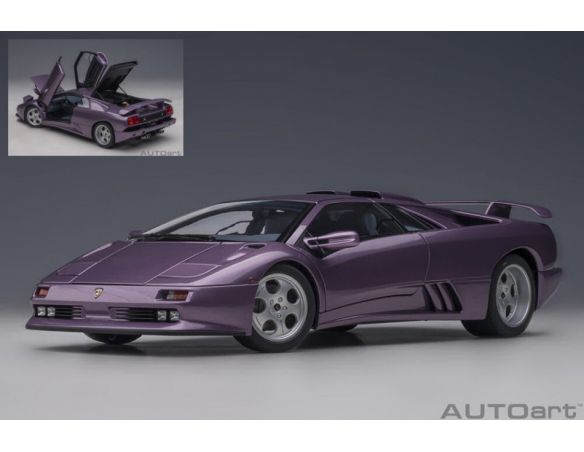 AUTOART AA79142 LAMBORGHINI DIABLO SE30 JOTA 1995 VIOLET 1:18 Modellino