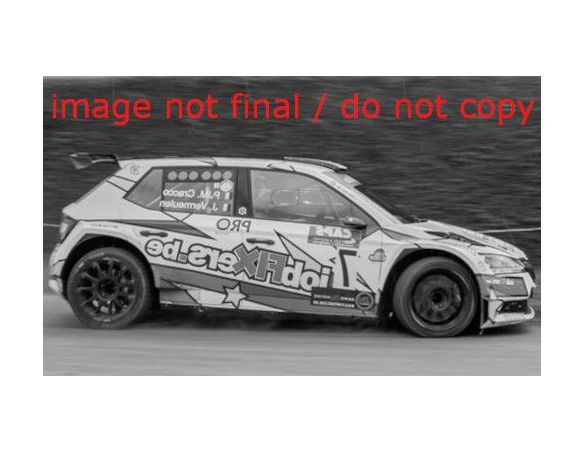 IXO MODEL RAM807LQ SKODA FABIA RALLY 2 EVO N.39 RALLY YPRES 2021CRACCO/VERMEULEN 1:43 Modellino